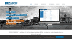 Desktop Screenshot of emediagroup.de